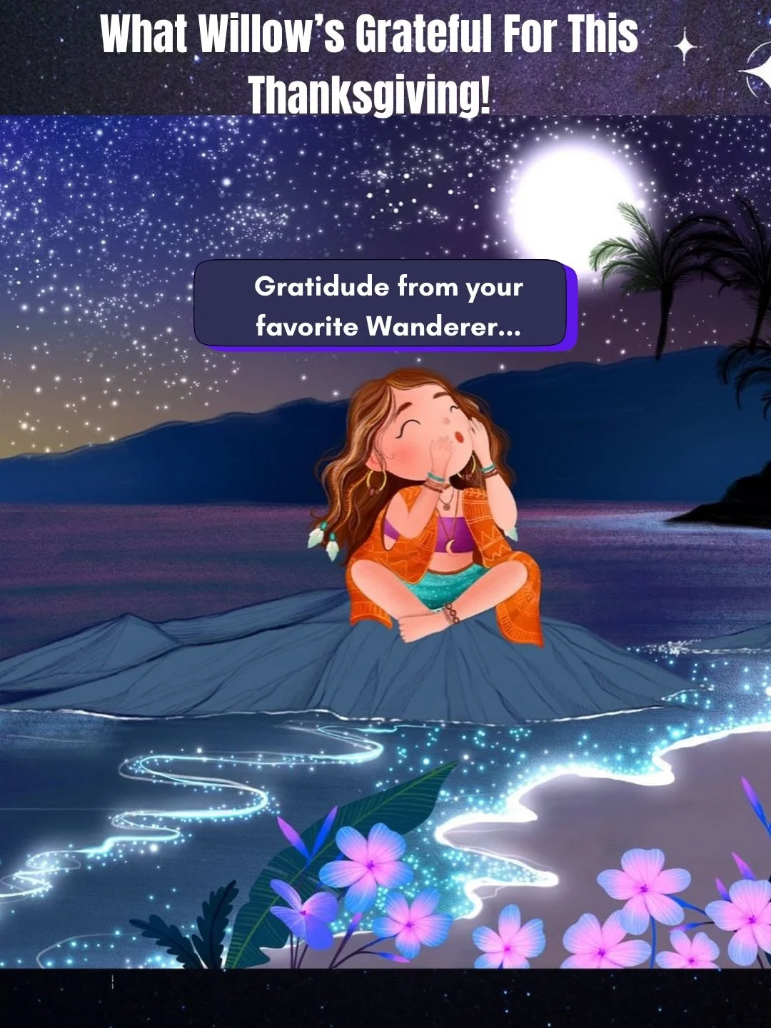 🌿✨ Willow&rsquo;s taking a slow pause this Thanksgiving to soak in all the magic around her, music filled adventures with Nablo the sloth, tiny crab pinches from Marcos the crab, breezy beach days, coconuts on repeat, and the jungle friends who make