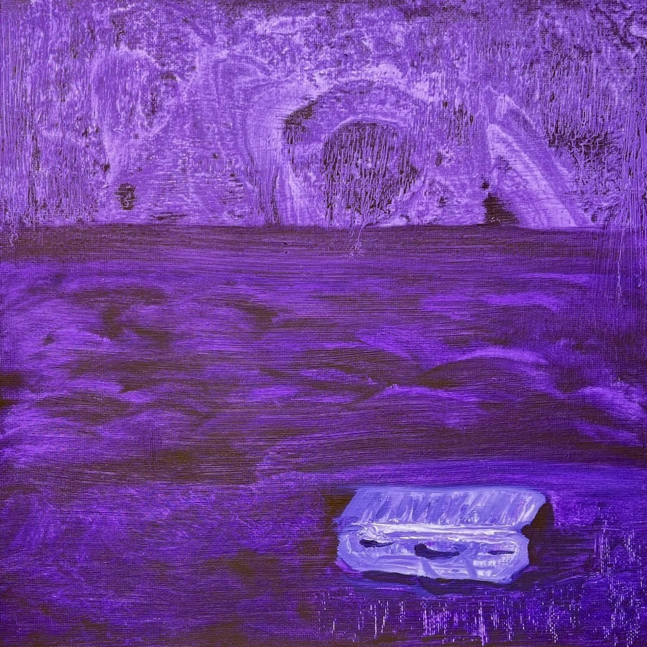 NOITE XII 2023 ÓLEO SOBRE TELA CARTONADA 30 X 30 CM