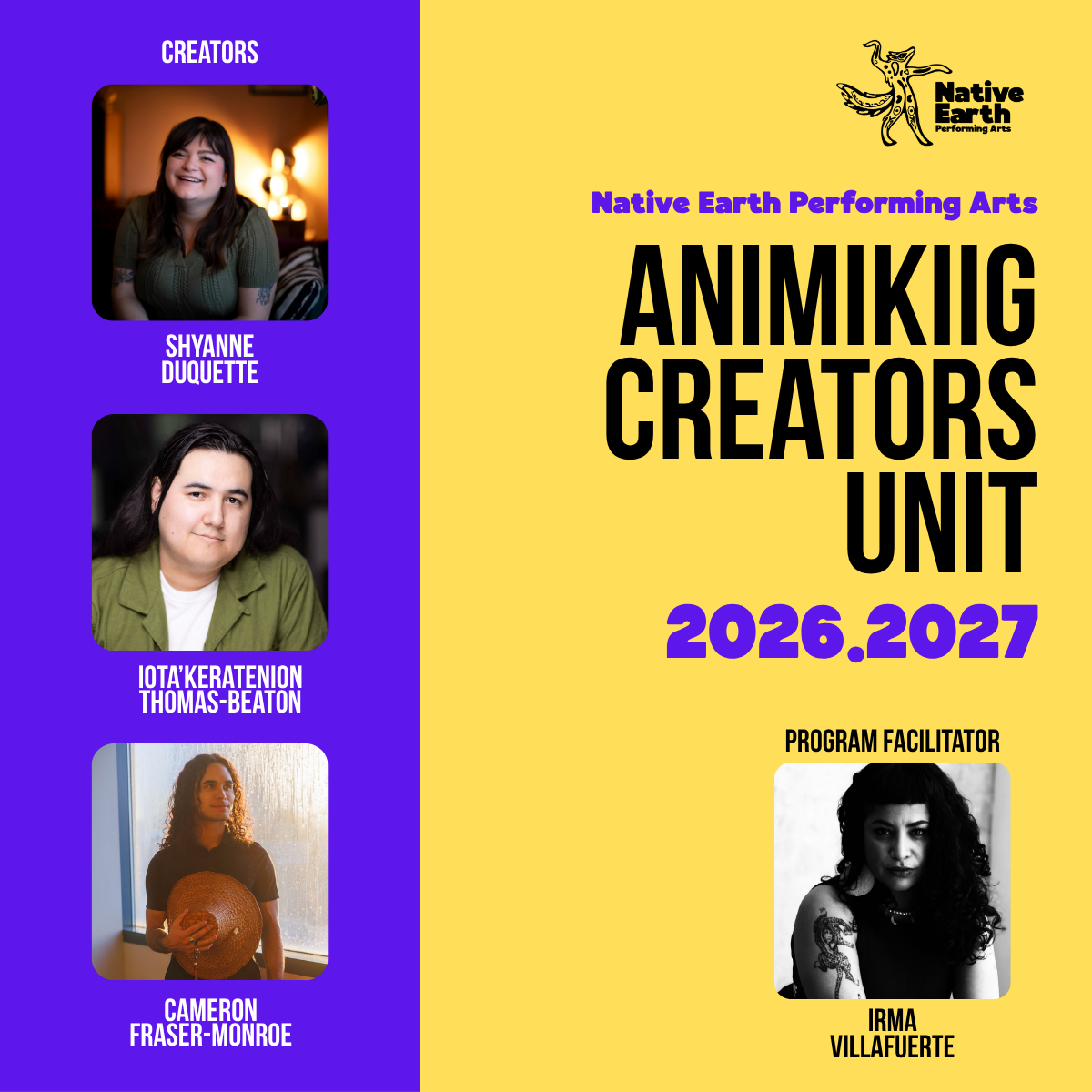Announcing the 14th Season of the Animikiig Creators Unit