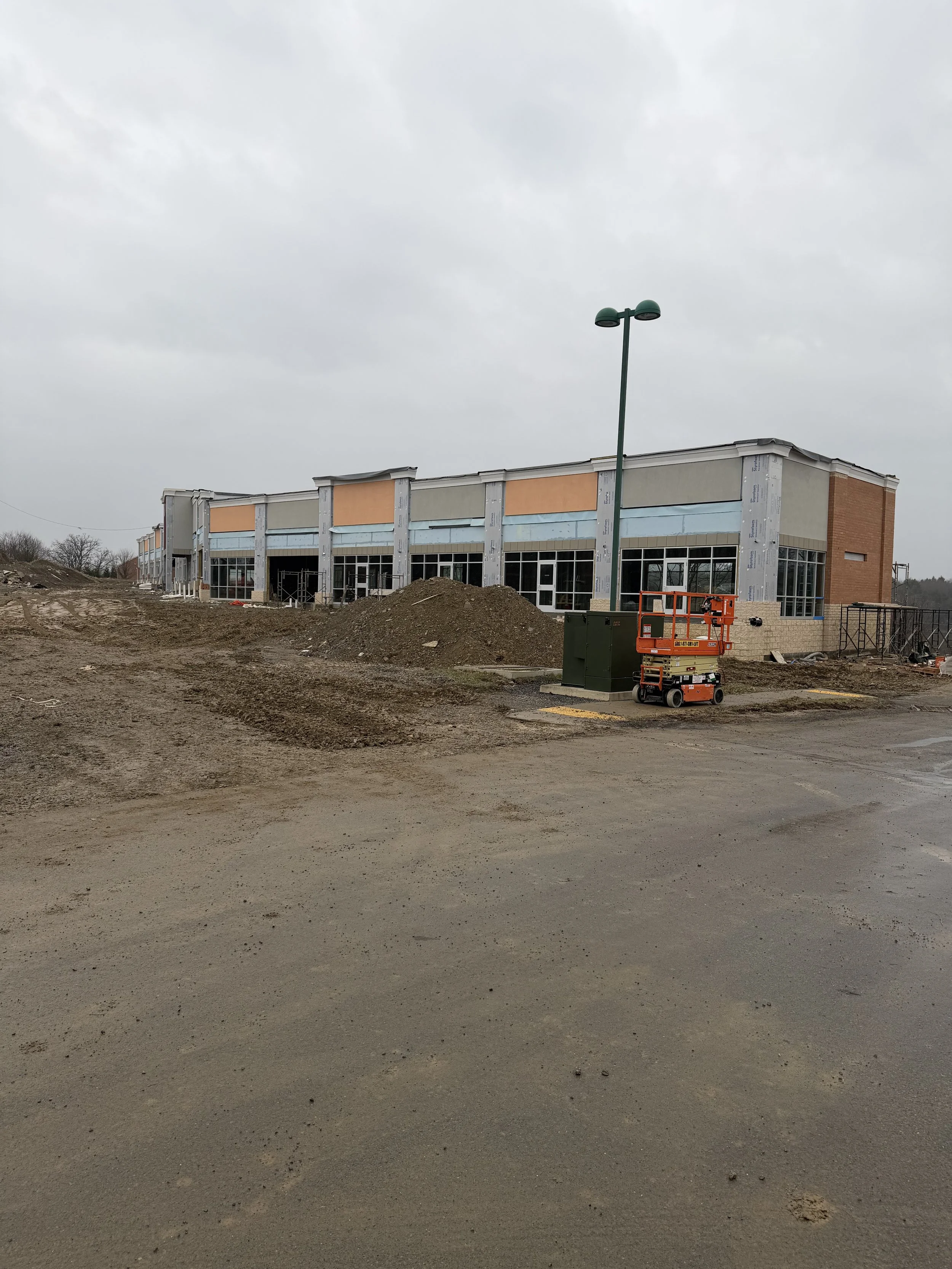 side view of building