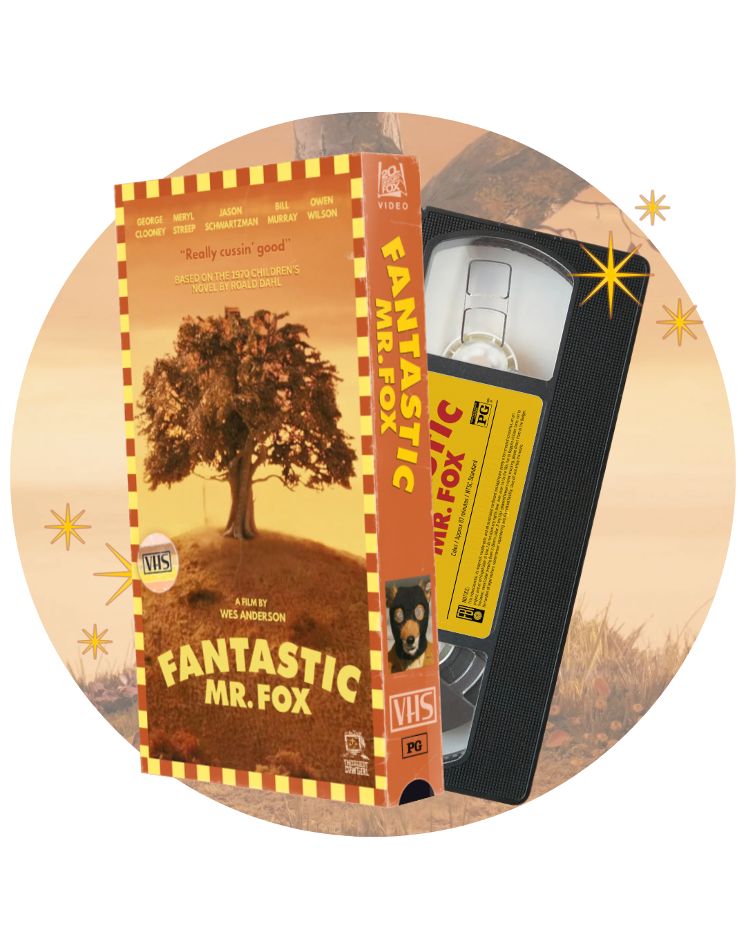 Fantastic Mr. Fox: Custom Fanart VHS Tape
