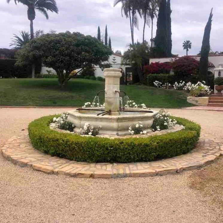 ✨ Revived elegance in Rancho Santa Fe. After gentle cleaning, expert repairs and a protective seal, this stone fountain&rsquo;s original beauty is flowing back into your garden. 💧 #StoneRestoration #WaterFeature #RanchoSantaFe
