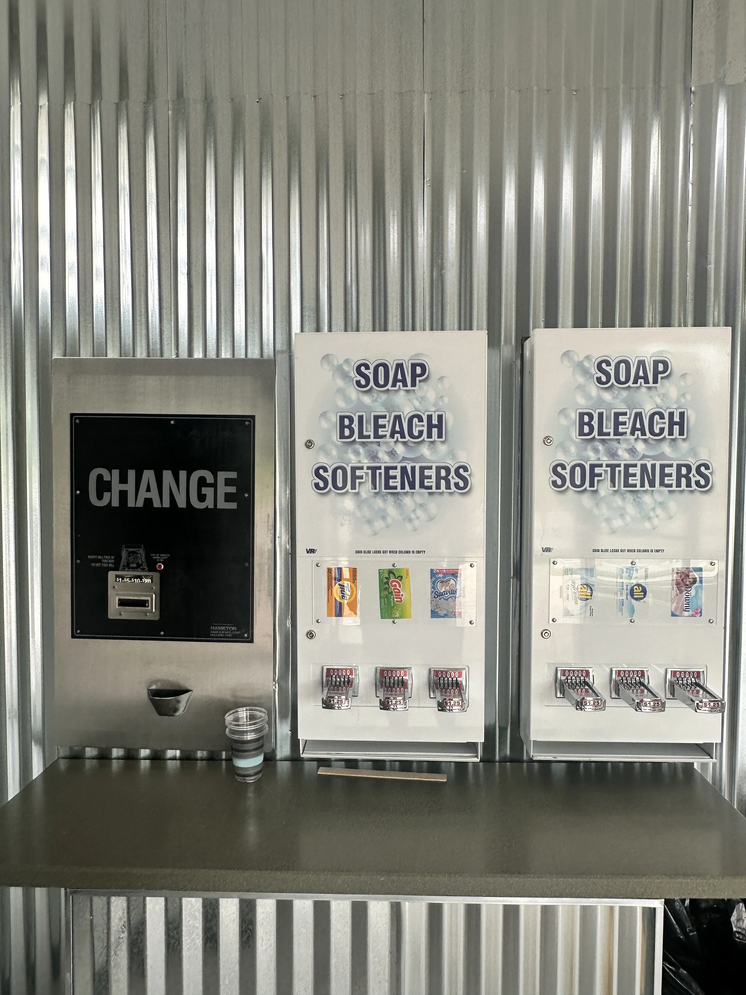 Soap & Change Machines