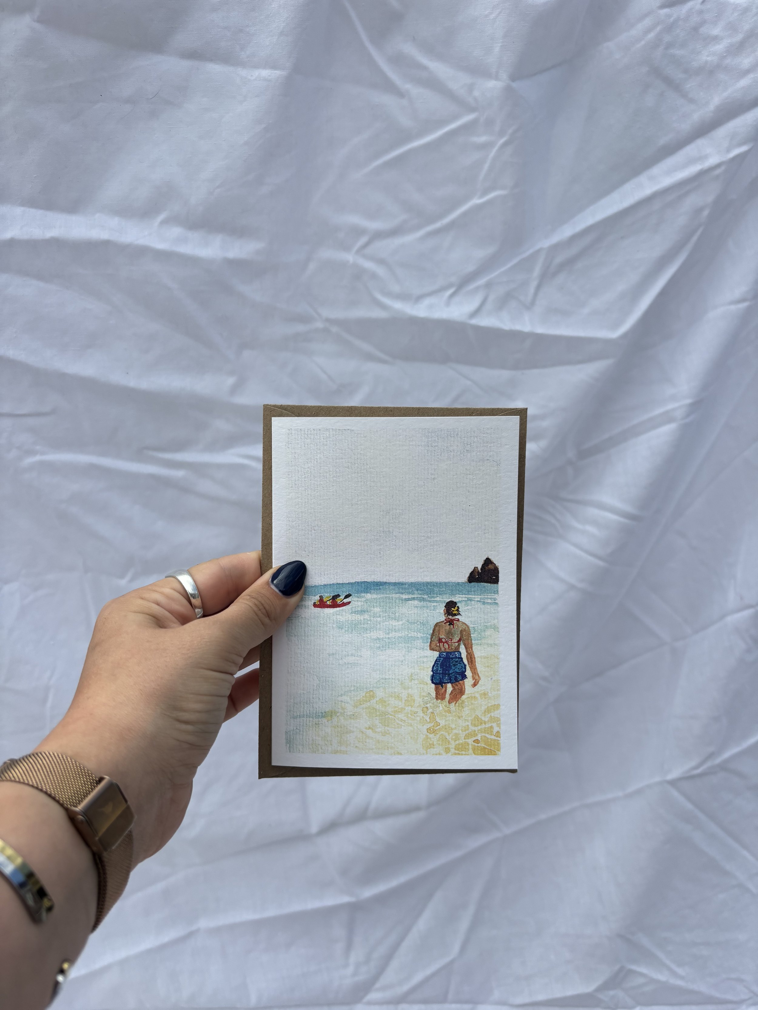 'Ocean Breeze' Greetings Card