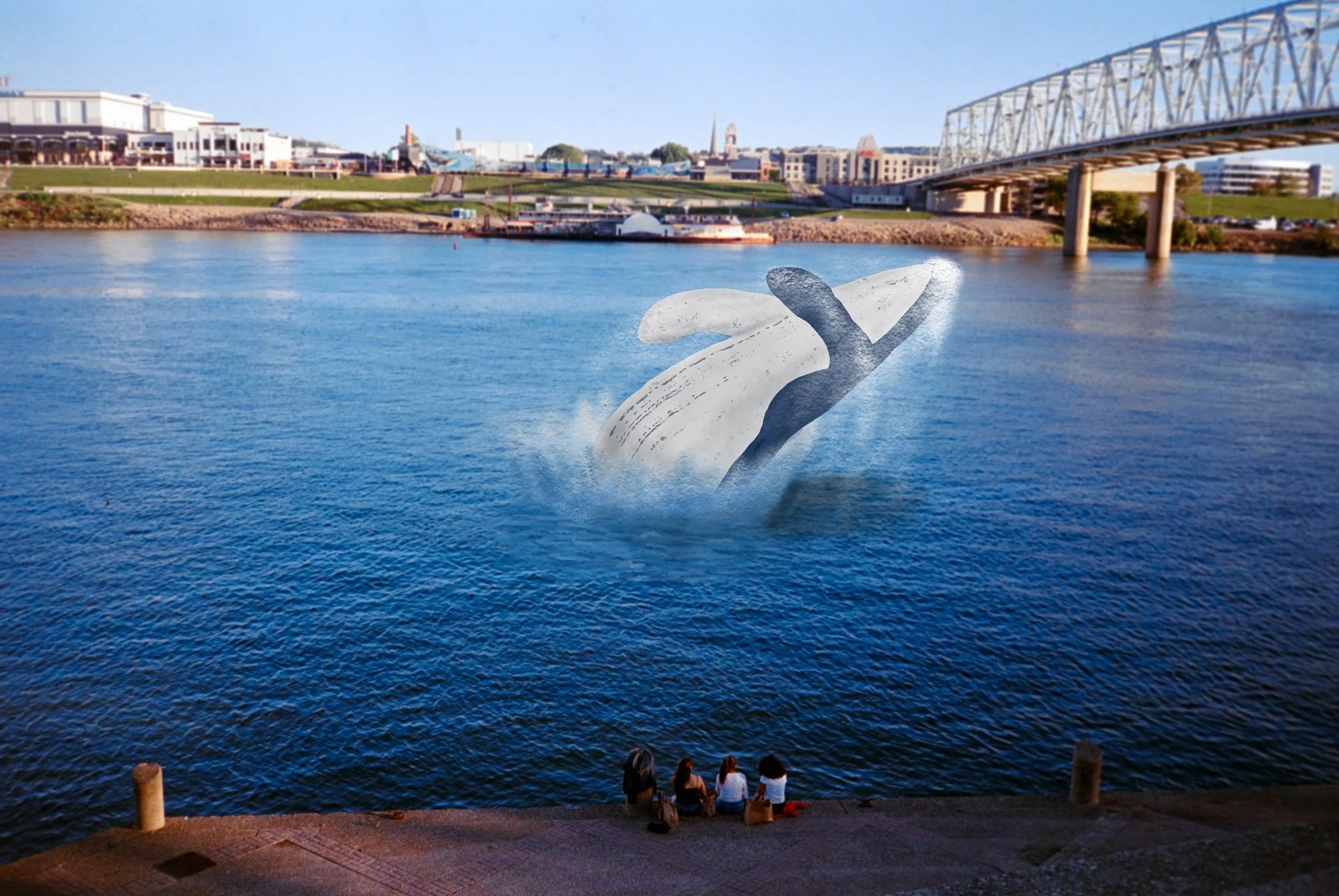 Fun Procreate drawing over a pic I took