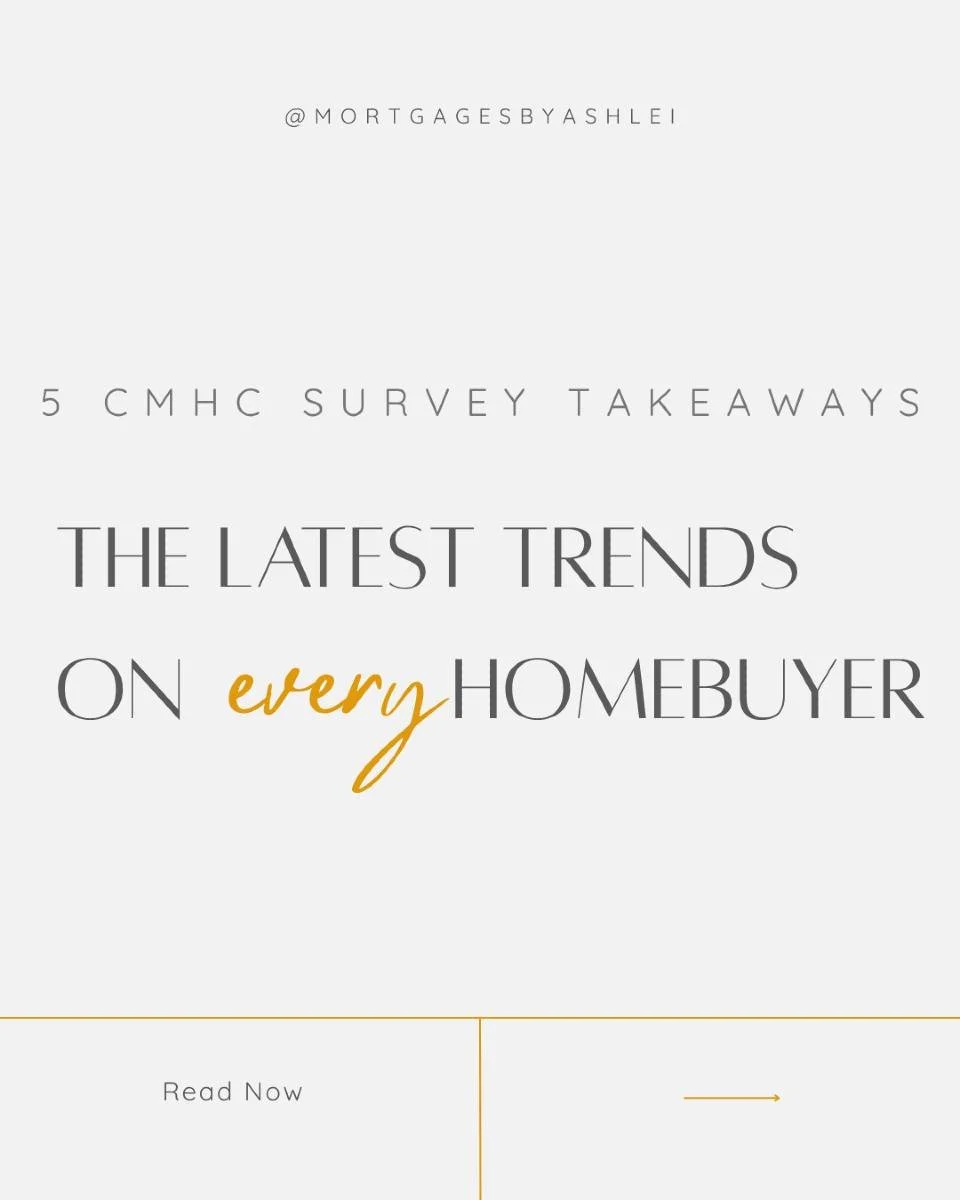 🚨 New CMHC Survey just dropped!

Yes, homeowners are feeling the pressure &mdash; but guess what? First-time buyers are still jumping in, optimism&rsquo;s on the rise, and people are getting way smarter with their money.

Swipe through for 5 juicy t