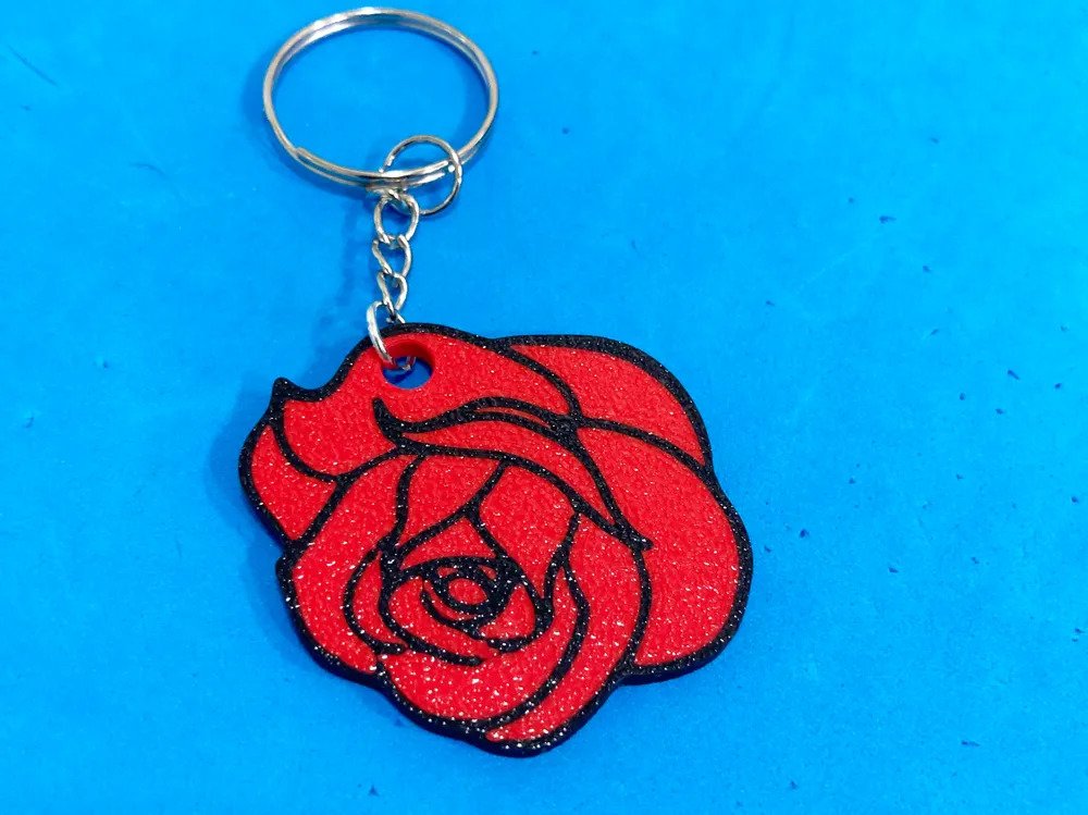 Rose City Keychain