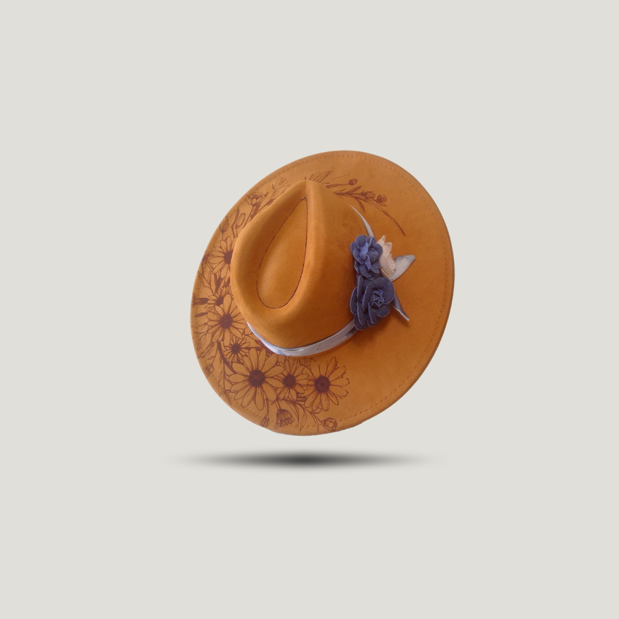 Golden Prairie Wildflower Hat