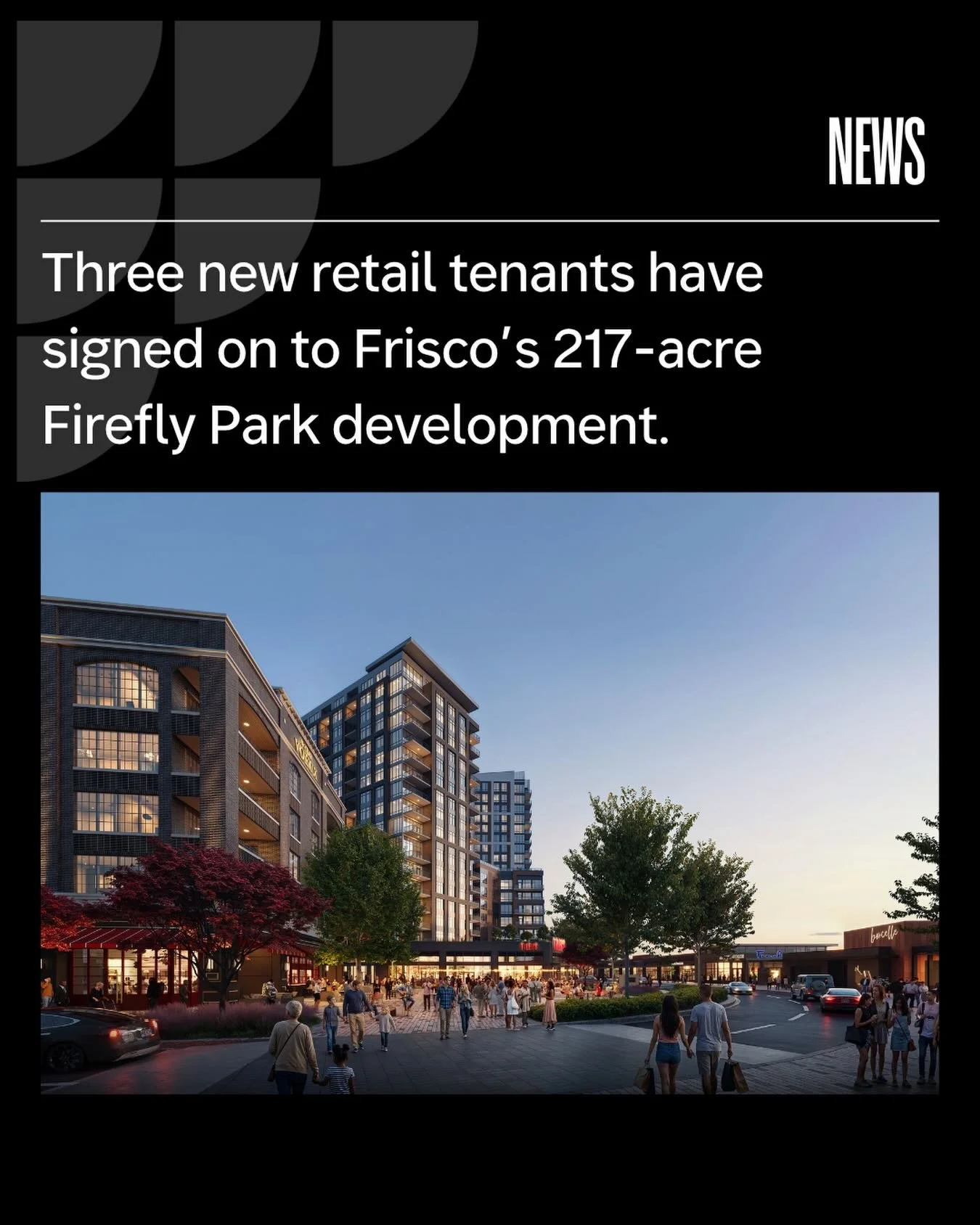 We are so excited to welcome @secondrodeobrewing , @frenchieprestoncenter , and @woodhouse_spa_ to Firefly Park. 

Read more details at the link in our bio!