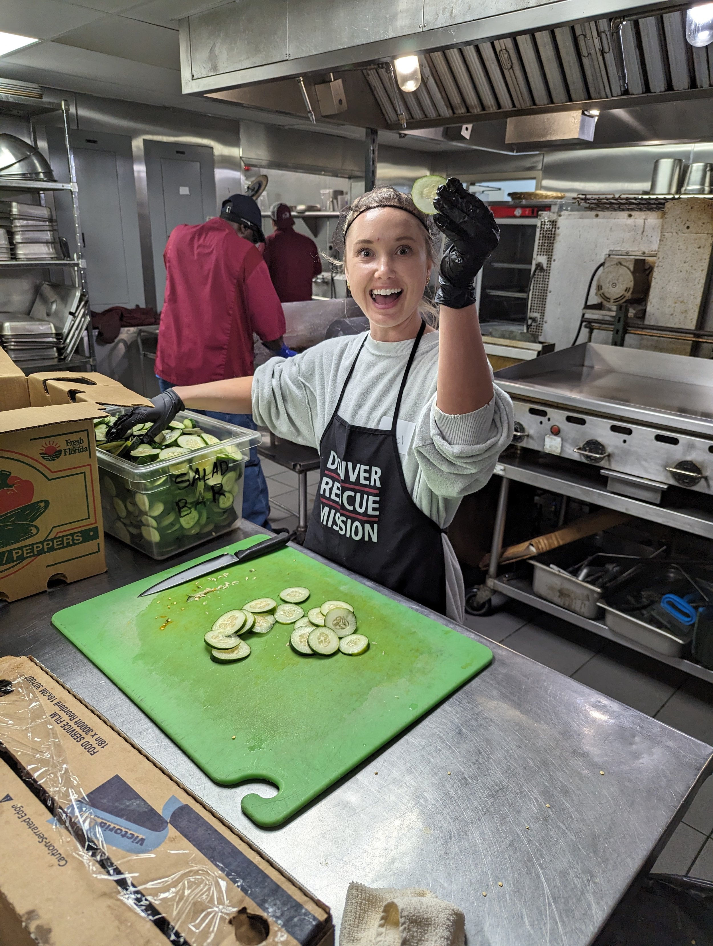 Prepared meals at Denver Rescue Mission