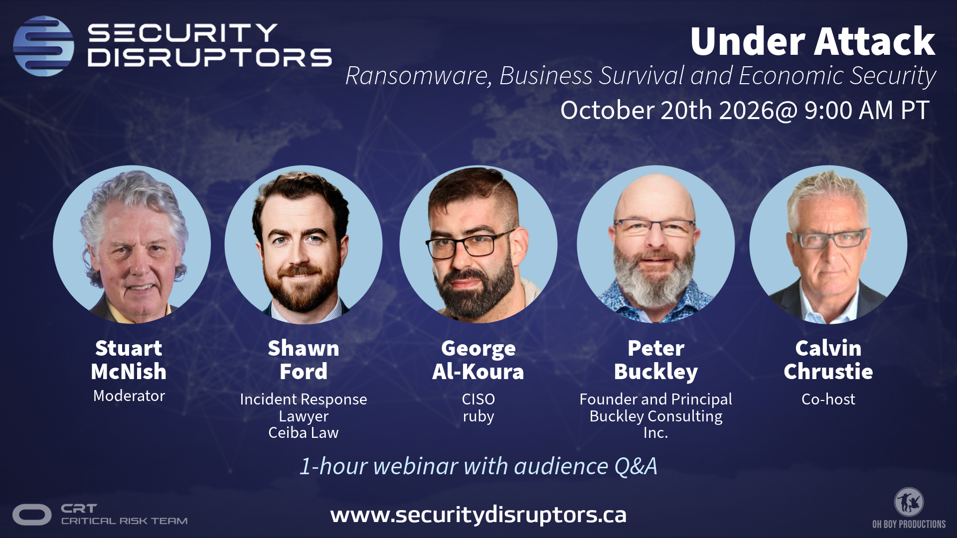 Panel #9 – Under Attack: Ransomware, Business Survival and Economic Security