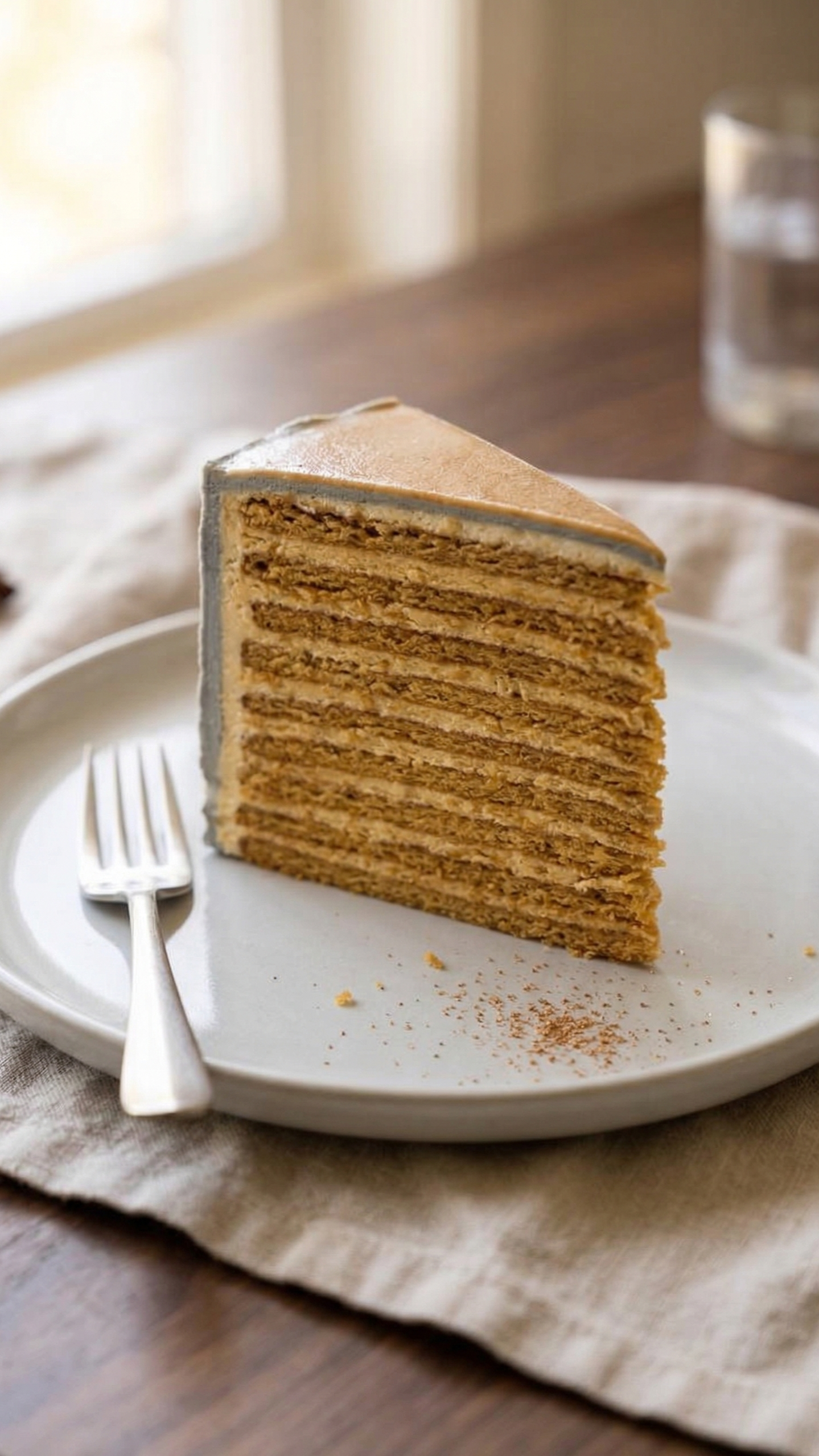 Caramel Honey Cake (Medovik)