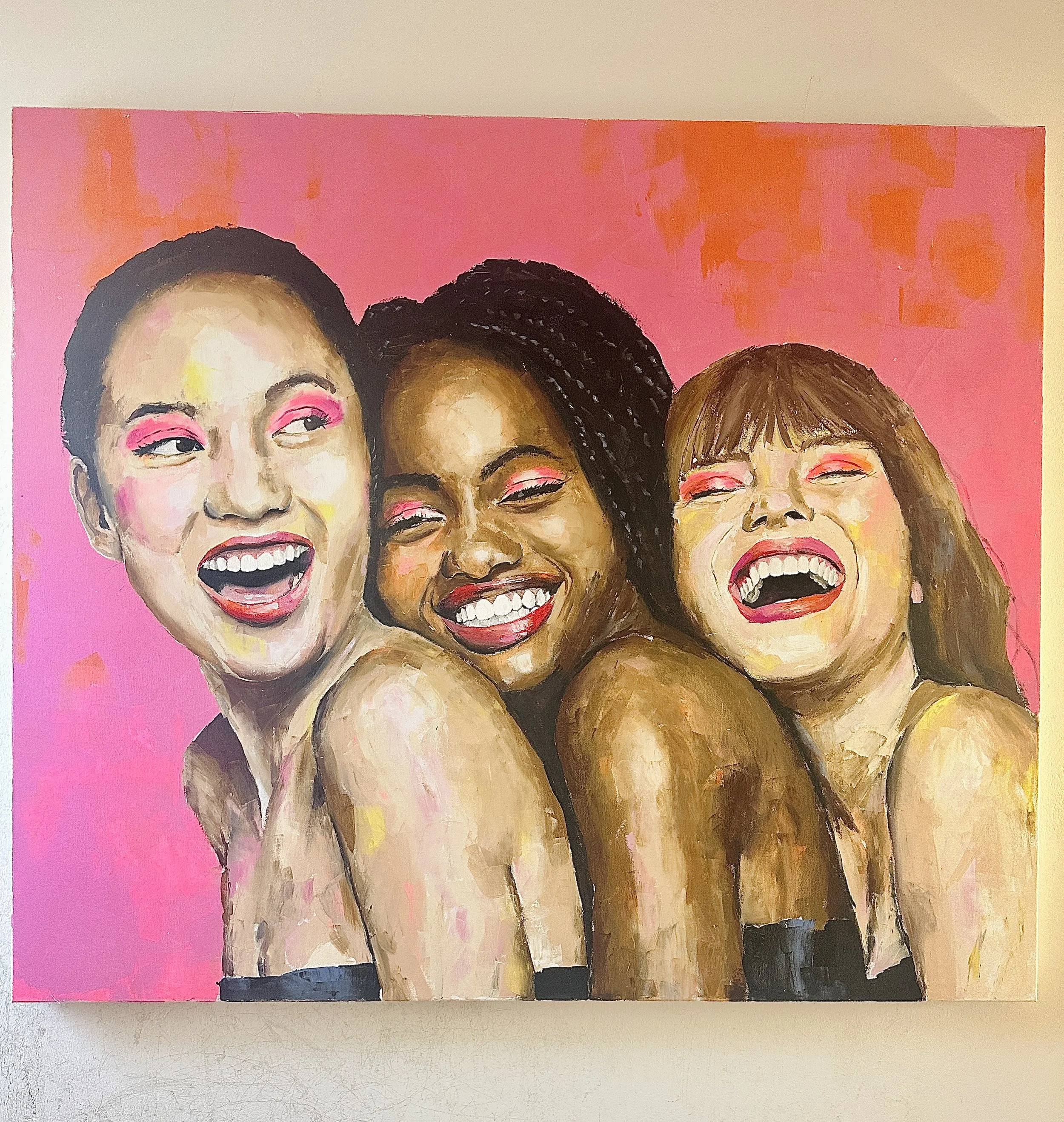 Only good vibes - Acryl auf Leinwand - 2026