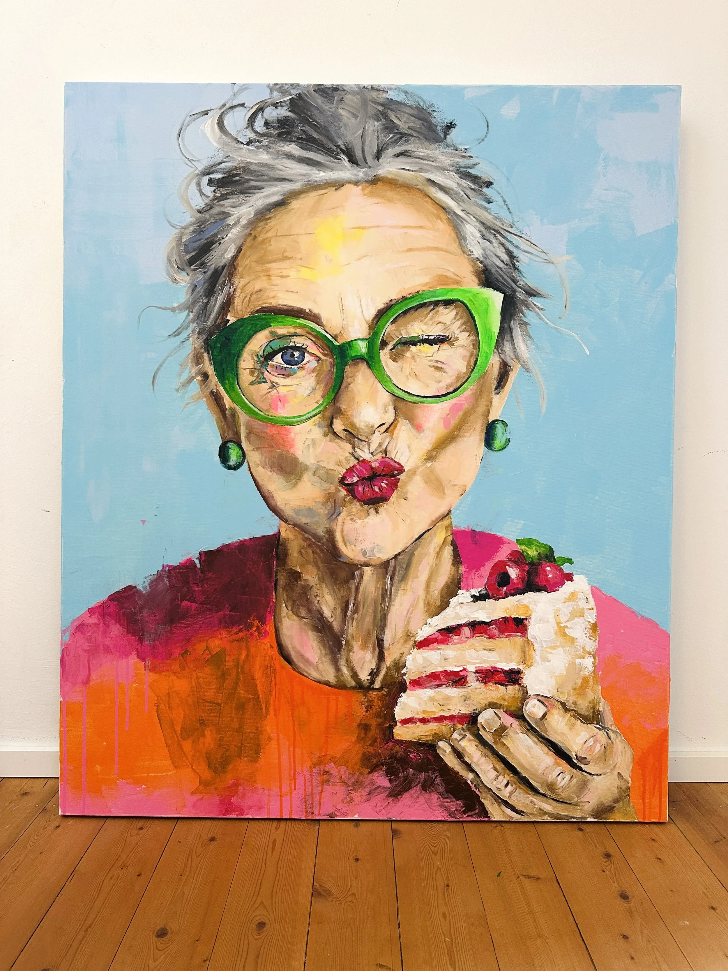 I love cake - Acryl auf Leinwand - 2026