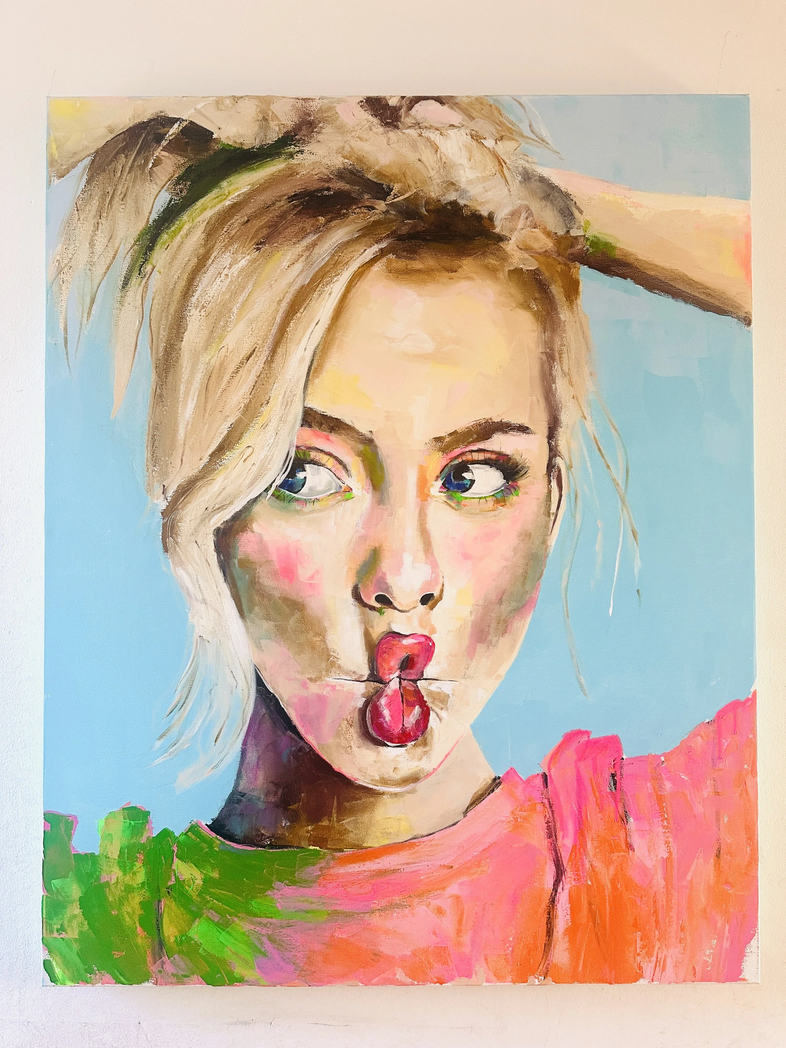 Ute Schnute - Acryl auf Leinwand - 2026