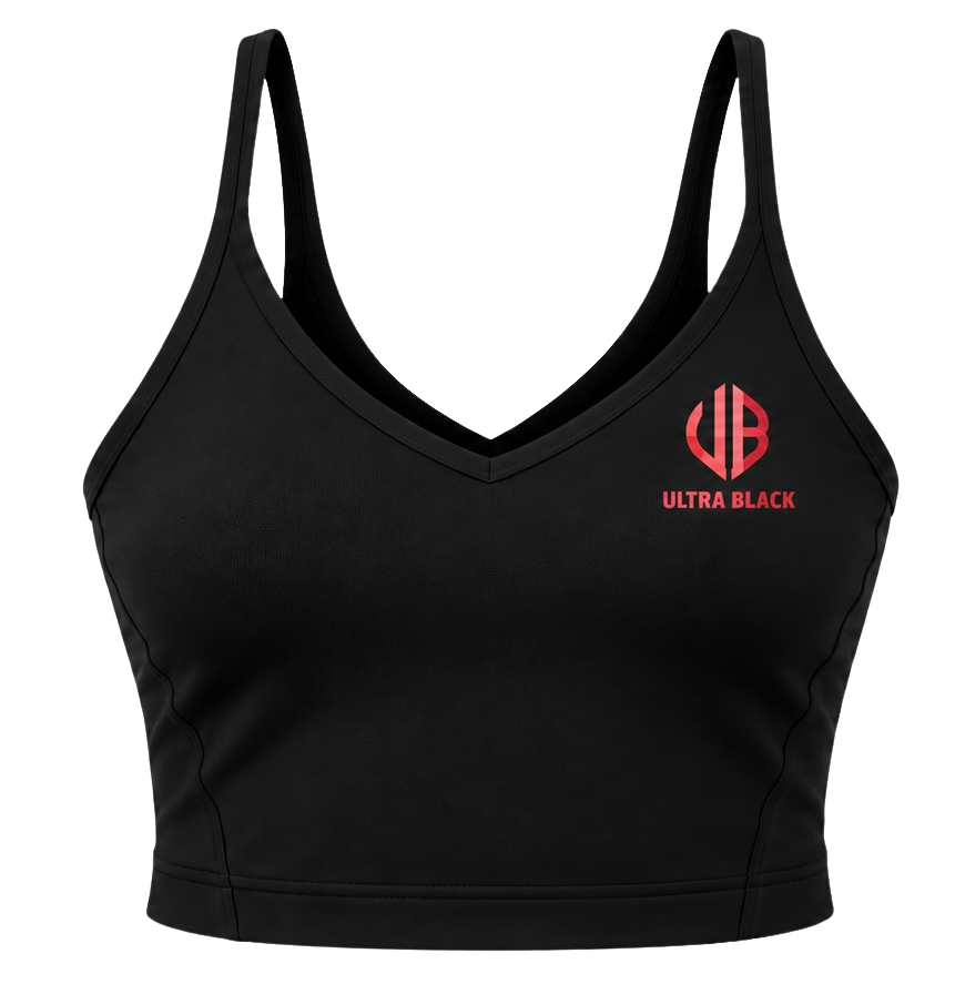 V Neck Sports Bra