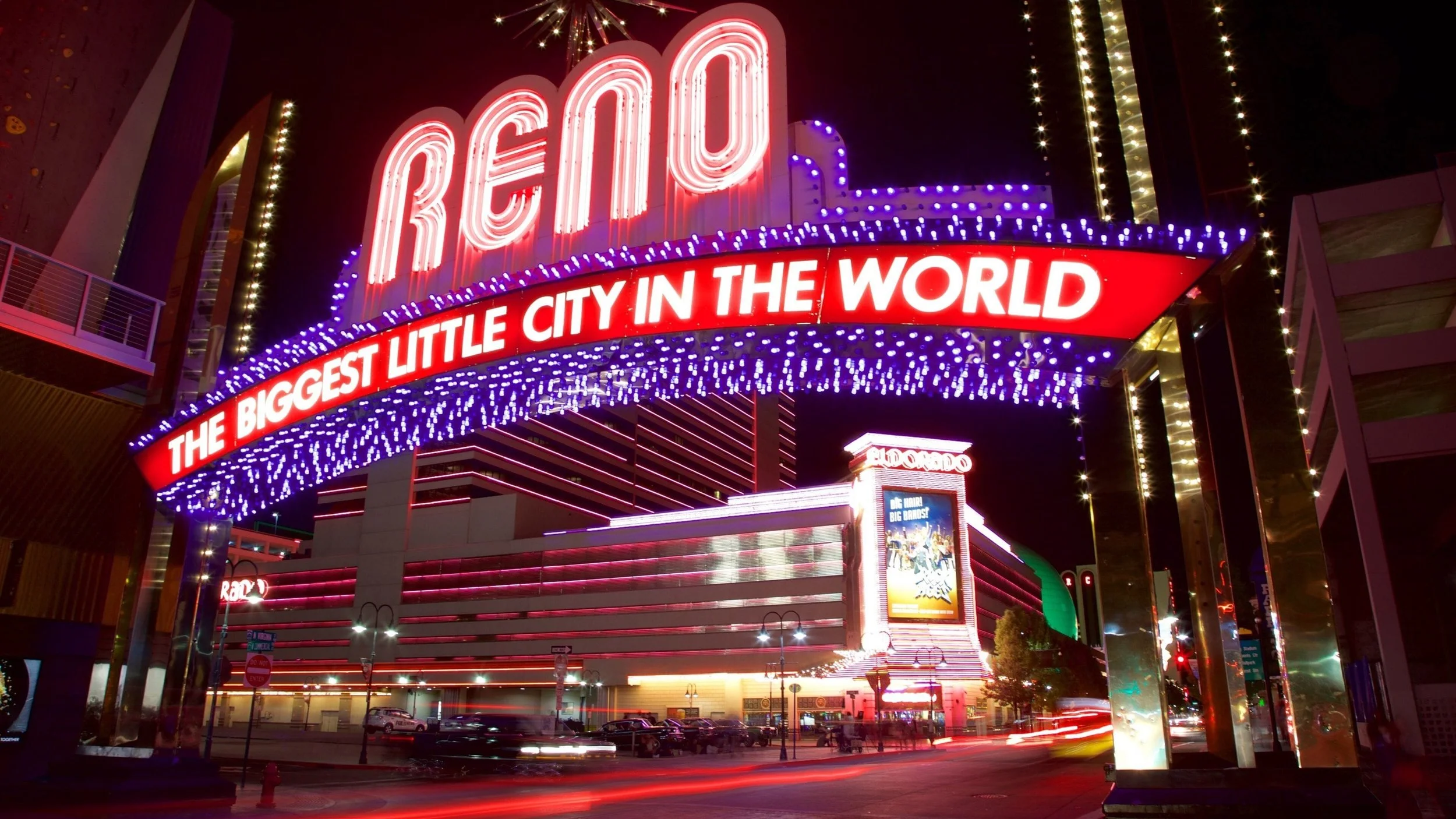 Reno Nevada city sign welcoming visitors to Reno NV, a vibrant community in Northern Nevada