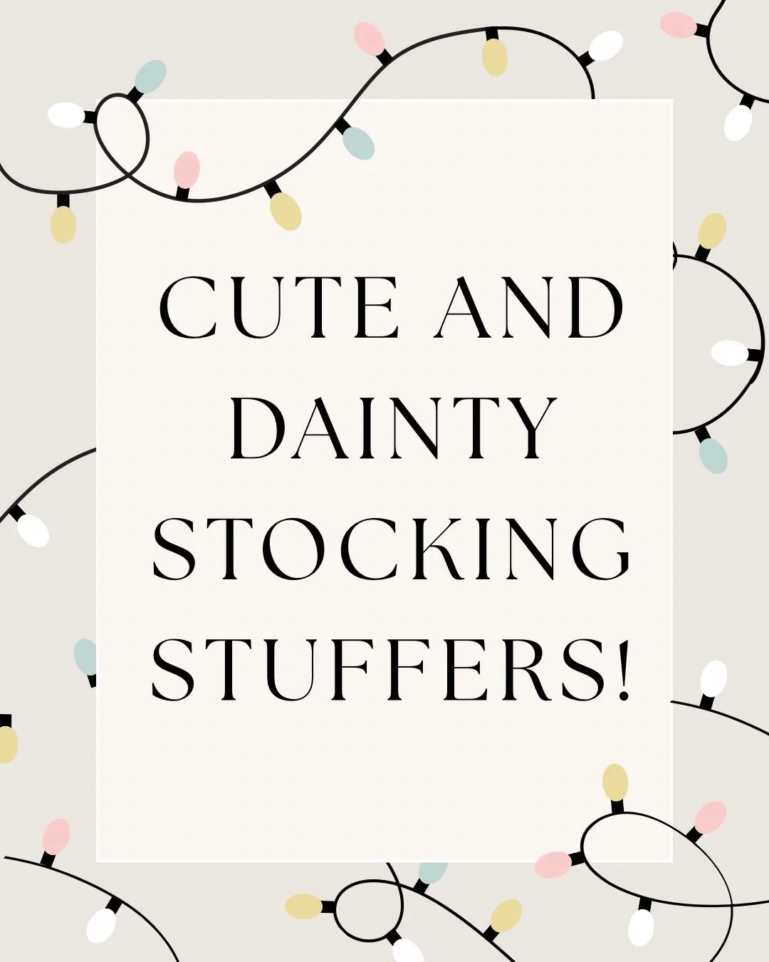 We have so many cute, affordable, and dainty stocking stuffers! 

#christmas #womenpresents #giftforfriend #giftideasformom #giftideasforsister #giftideasformitherinlaw #giftideas #smallbusiness #boutique #womenaccessories #makeupbags #necklace #truc