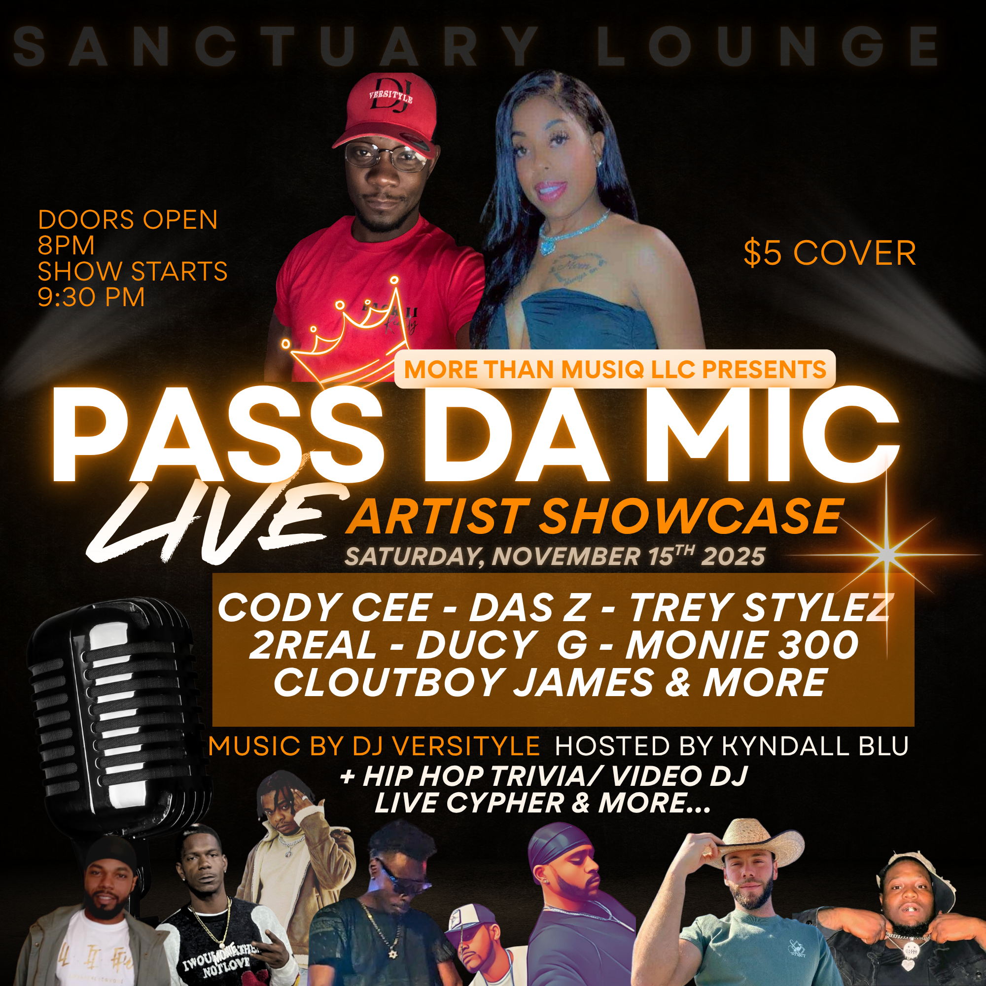 Pass Da Mic Live Artist Showcase