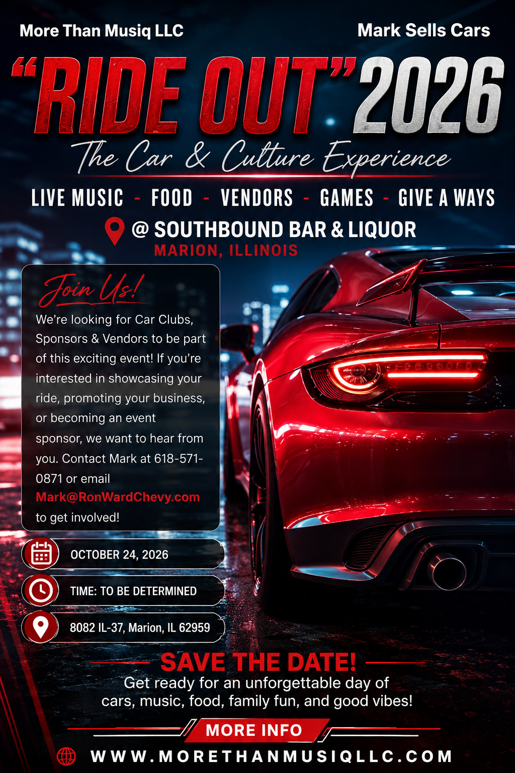 "Ride Out" Car & Culture Experience