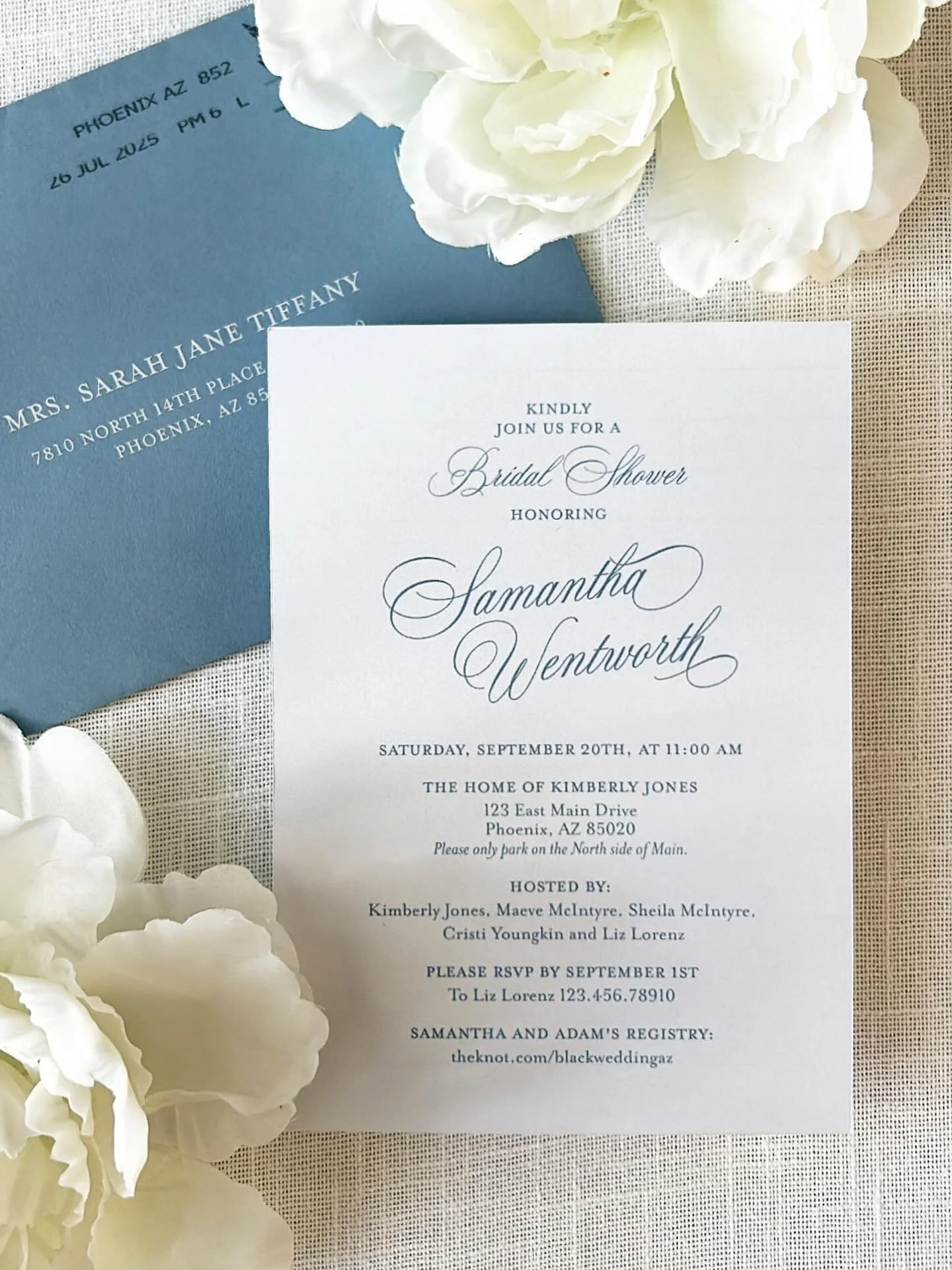 Something blue for the bride to be💙✉️