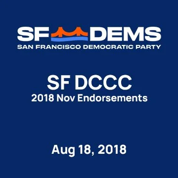 August 18, 2018 - Nov 2018 General Election Endorsements