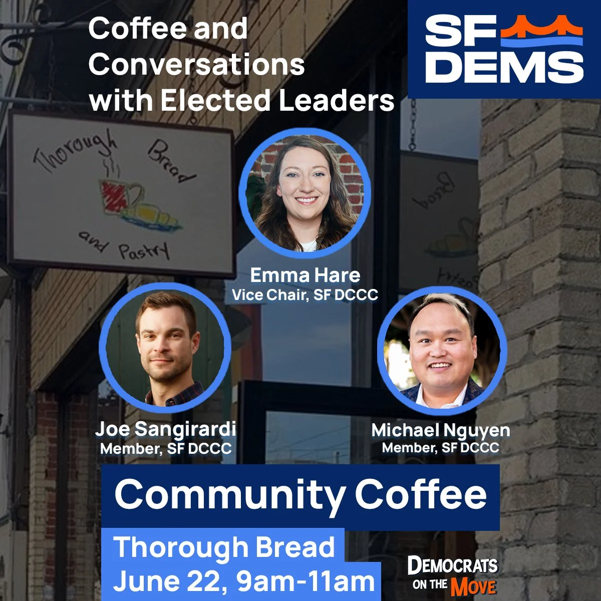 Community Coffee with the San Francisco Democratic Party