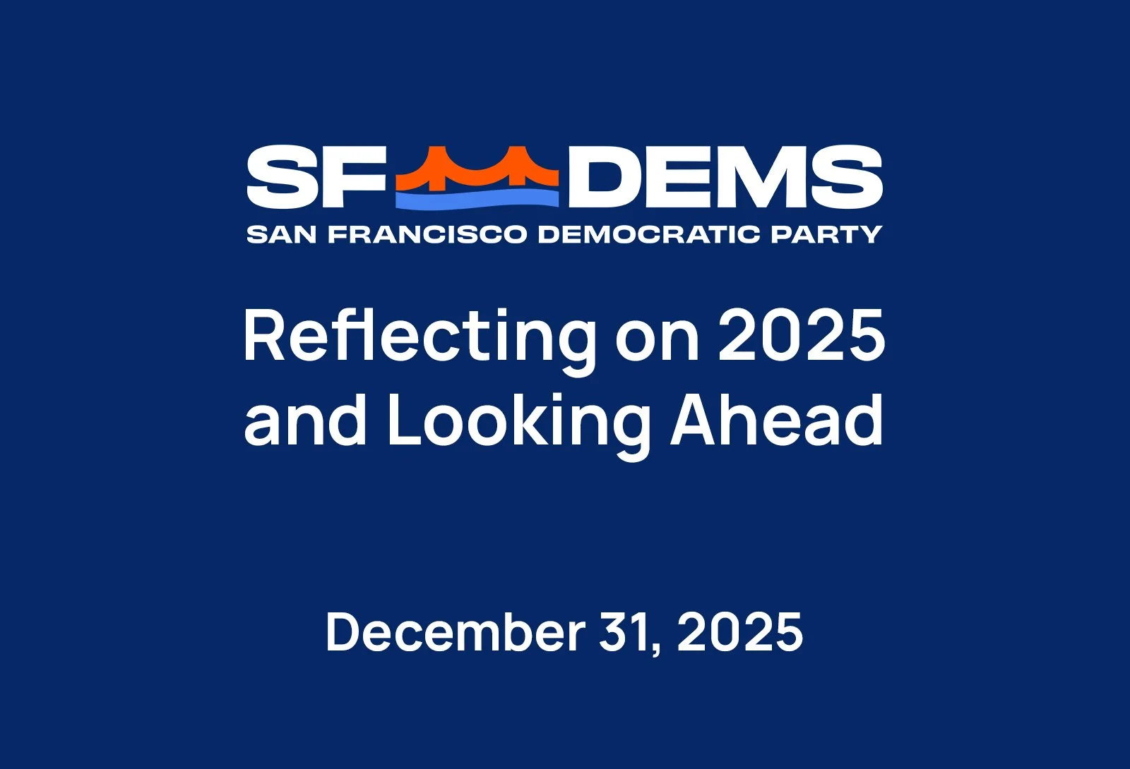 Reflecting on 2025 and Looking Ahead