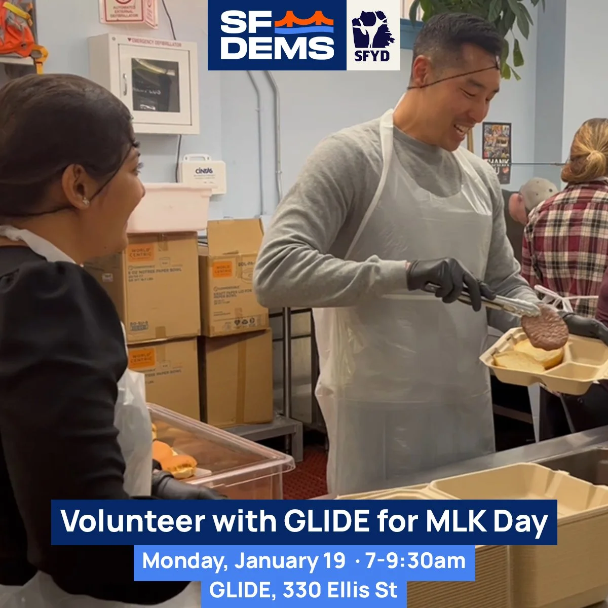 MLK Jr Day of Service: Volunteer with GLIDE