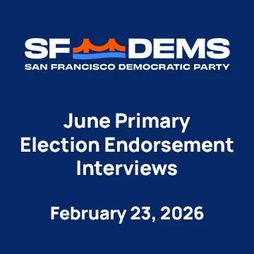 February 23, 2026 – June Primary Election Endorsement Interviews