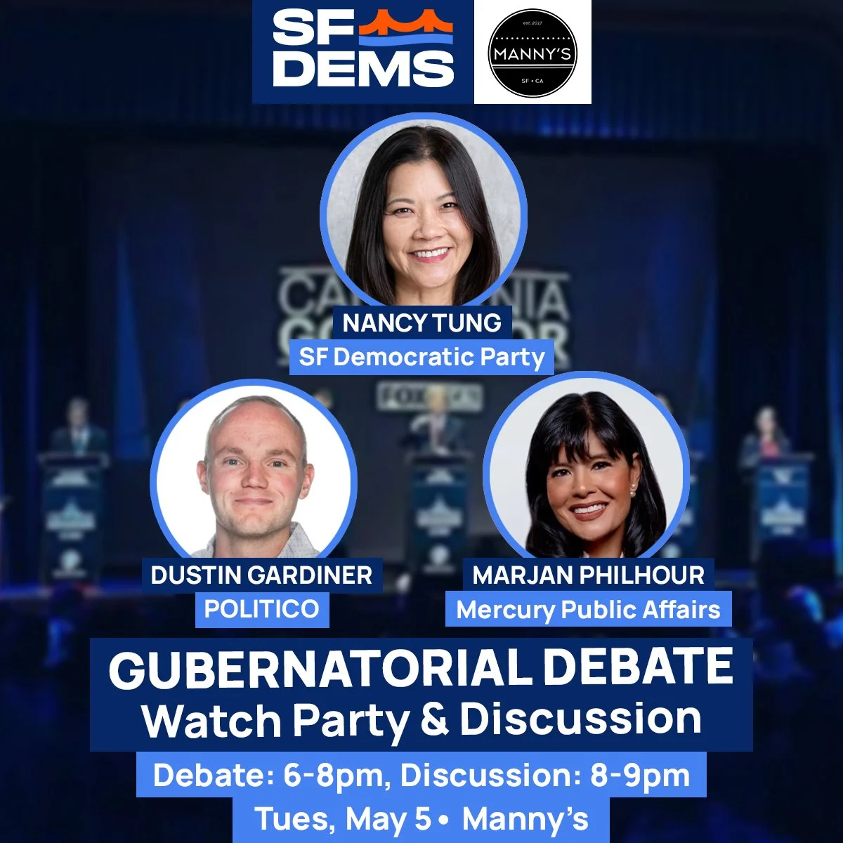 California Gubernatorial Primary Debate Watch Party & Panel Discussion