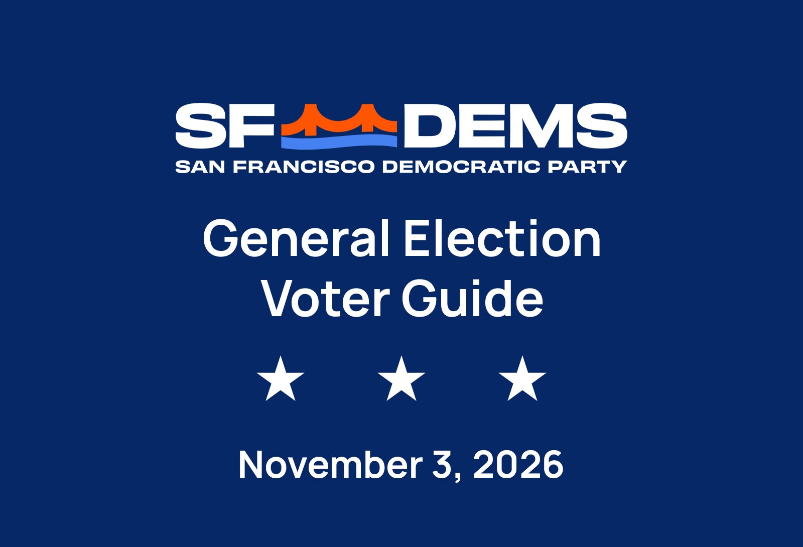 November 3rd, 2026 General Election Voter Guide