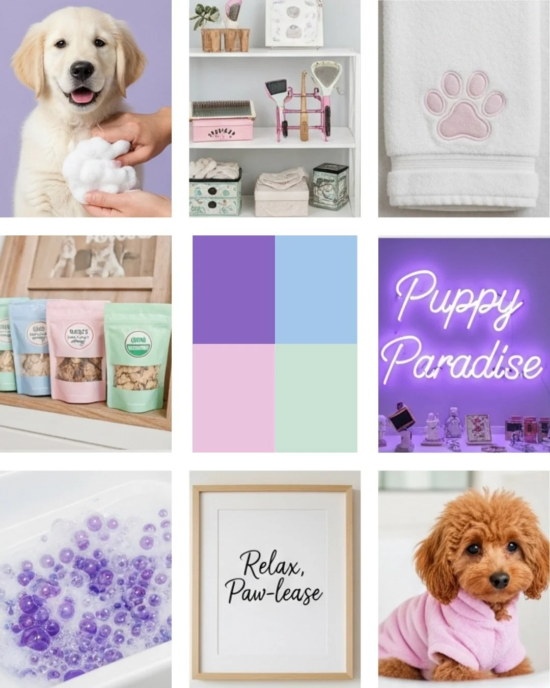 Okay, here&rsquo;s the thing: moodboards matter. They&rsquo;re not just an extra step. They&rsquo;re essential to the brand development process 🎨

These two brands need totally different vibes. One is soft, pastel and playful for a Puppy Spa. The ot