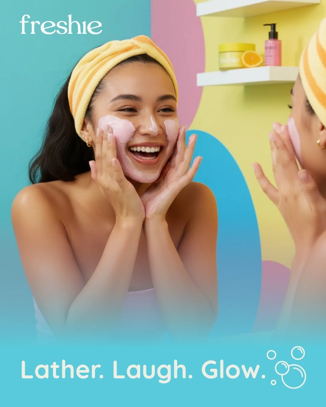 Round two with Freshie 🍊💦
A bright and bubbly skincare brand built on color pop, juicy textures, and feel good routines that don&rsquo;t take themselves too seriously.

This is where playful meets clean.
Where skincare feels like fruit for your fac