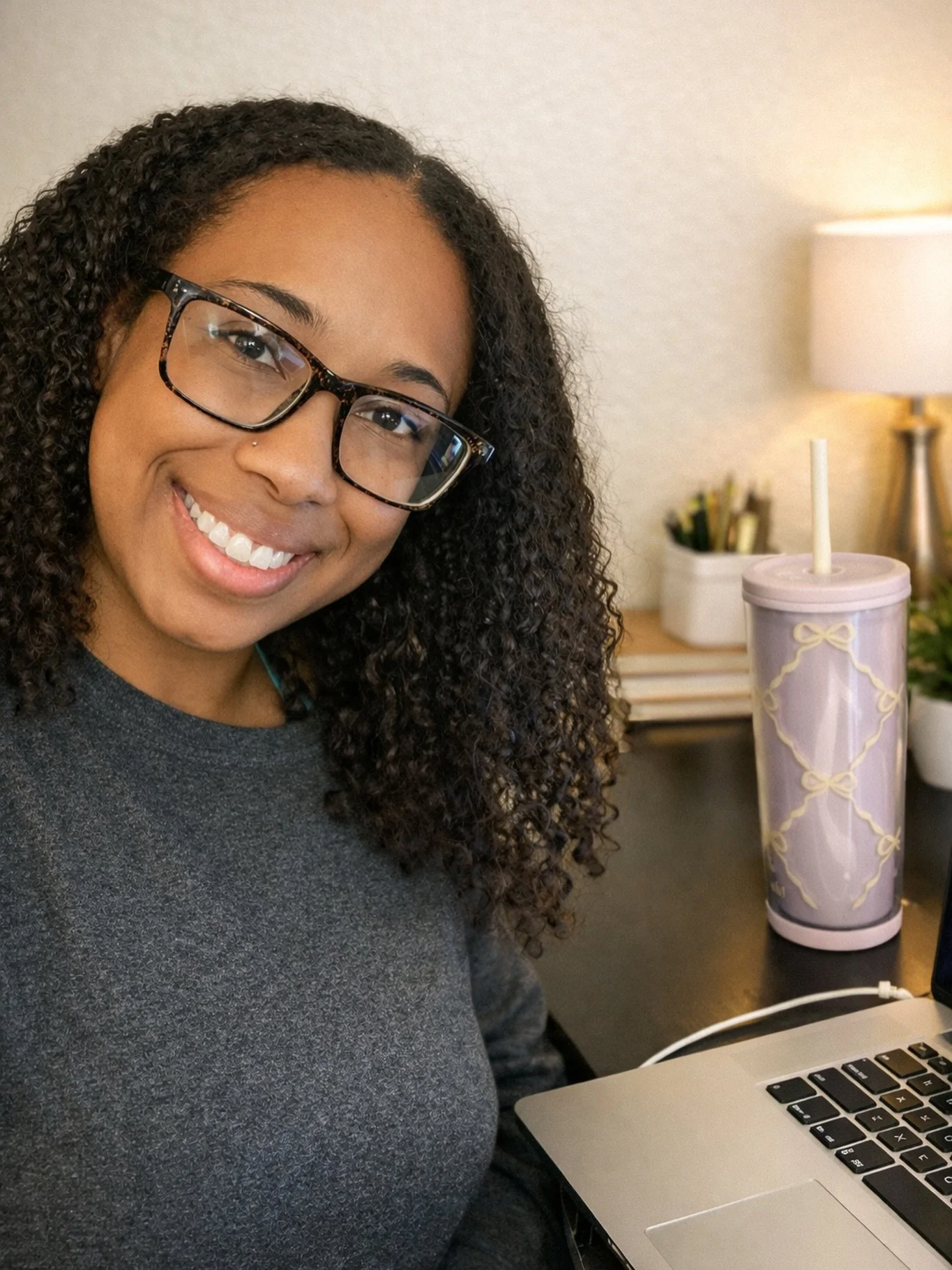 Not every business breakthrough happens on a stage or in a big announcement.

Sometimes it looks like this.
Laptop open.
Iced coffee nearby.
Quiet focus while building something that matters.

Behind every brand that looks confident online is a lot o