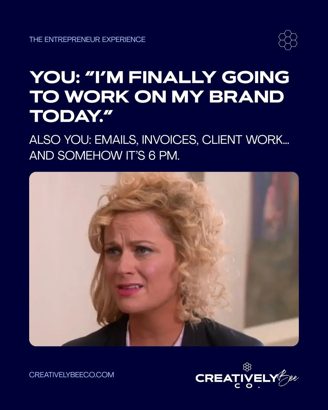 Running a business means wearing approximately 35 hats.

CEO.
Client services.
Accounting.
Marketing.
Operations.
And apparently&hellip; brand strategist too. 😂

So yes, you fully intended to work on your branding today.

Then the emails started.
Th