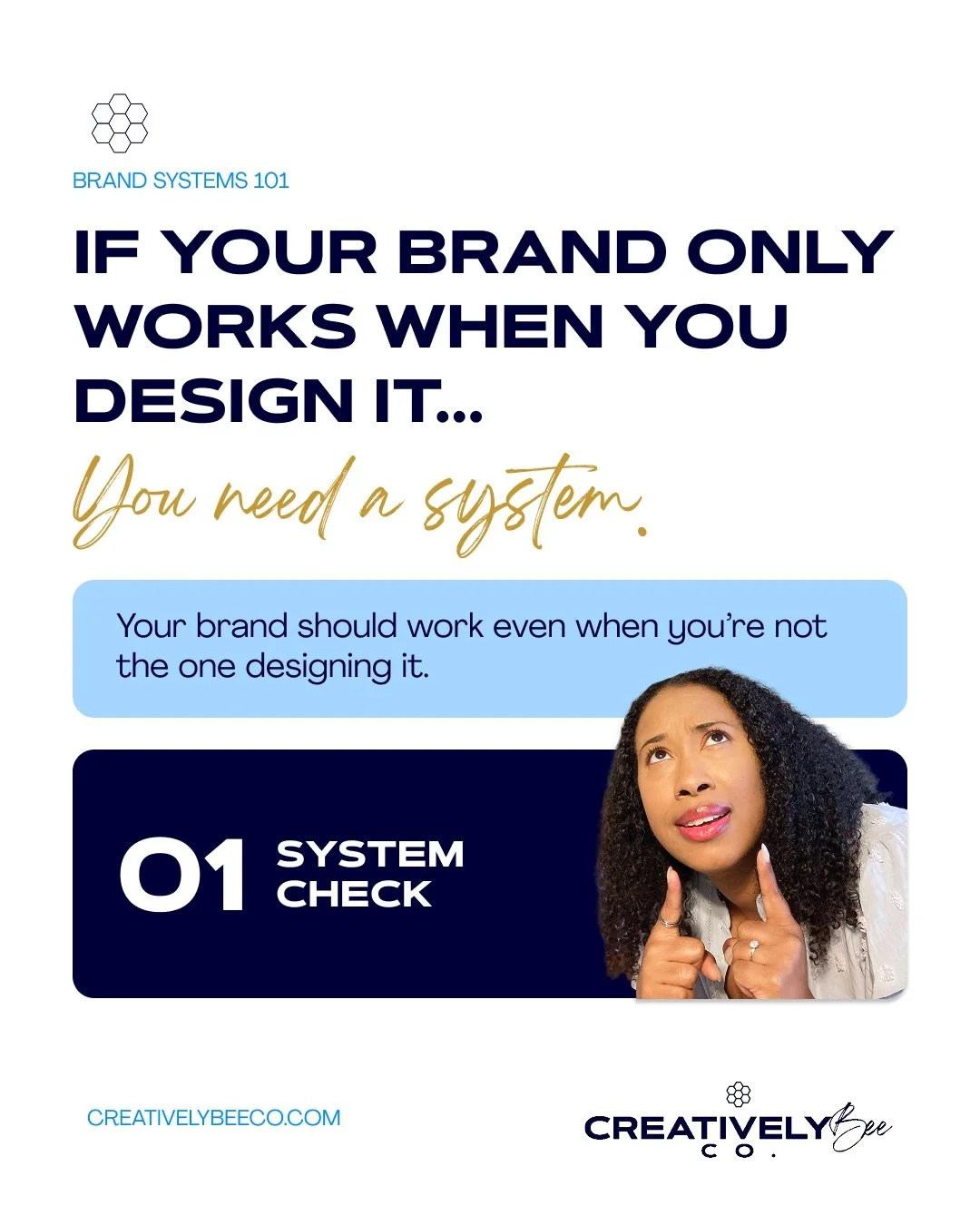If your brand only works when you&rsquo;re the one designing everything, there&rsquo;s probably a system missing.

Because eventually, someone else is going to touch your brand.

A designer. A VA. A social media manager. A web developer.

And they sh