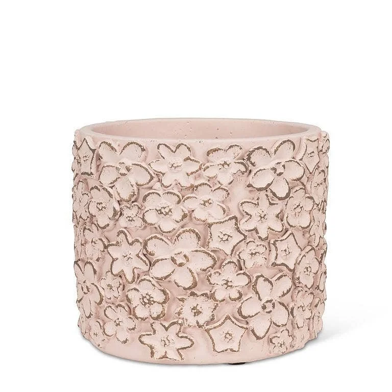 Medium Pink Florette Planter