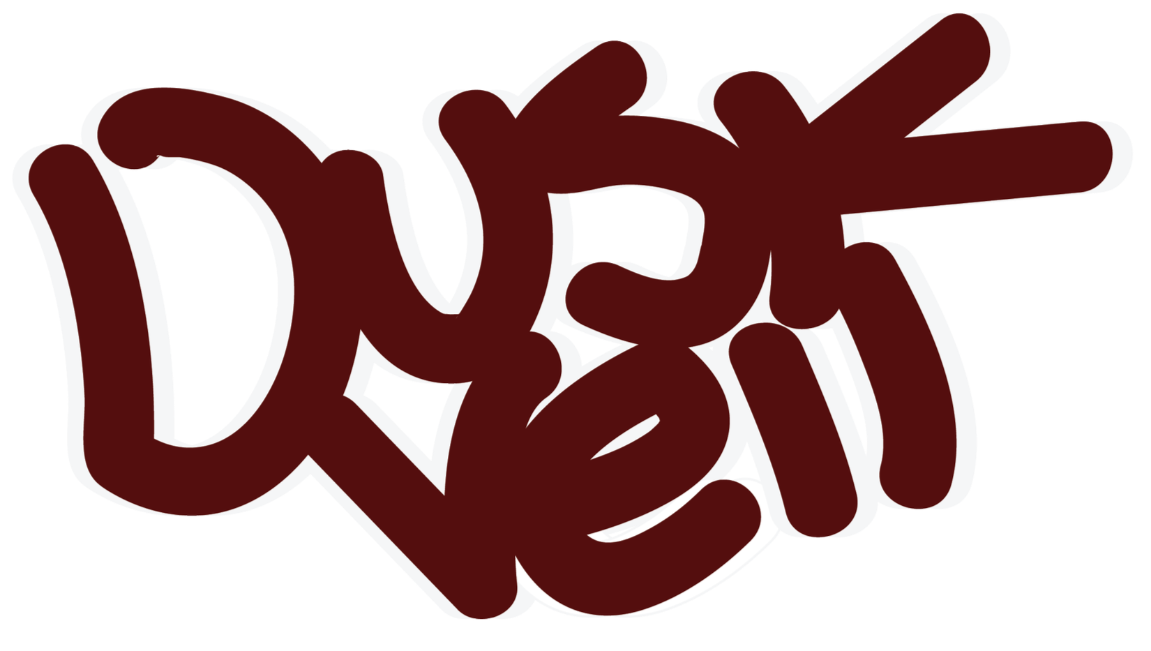 Stylized text reading "Dough" in dark brown on a white background.