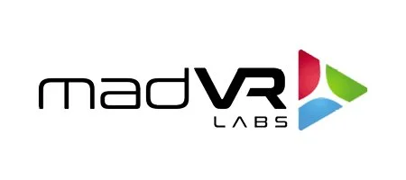 MadVR Labs logo with stylized colorful triangles