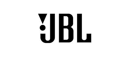 JBL logo with stylized text and exclamation mark