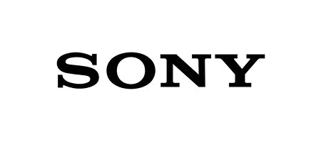 Sony logo in black text on a white background.