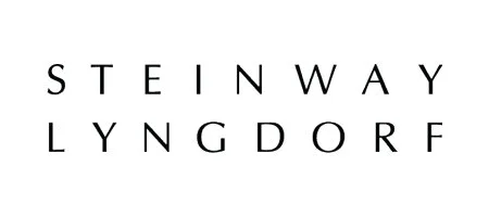 Text that reads 'STEINWAY LYGDORF' in uppercase letters, with a simple, clean font style.