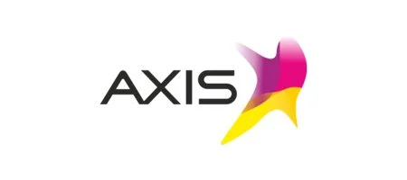 AXIS logo with stylized colorful star symbol.