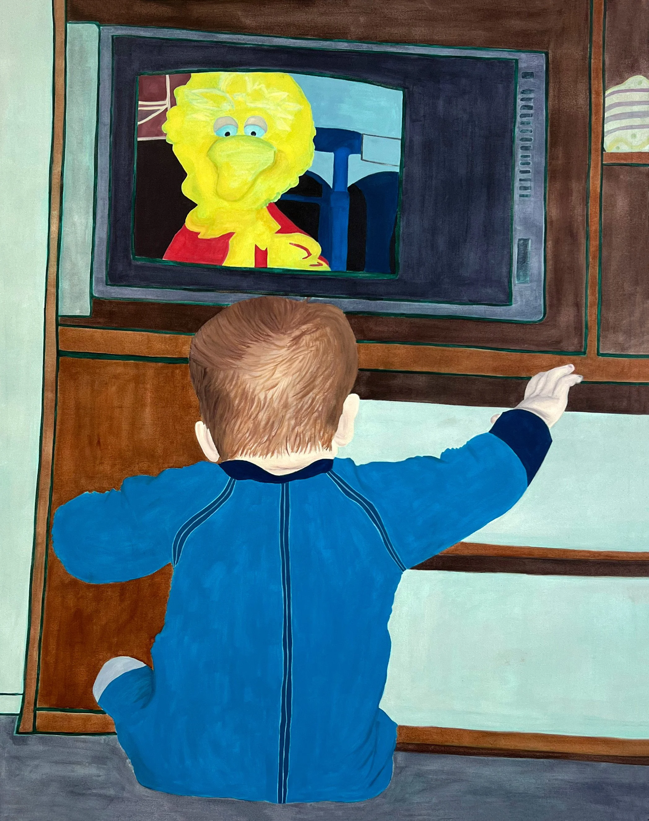"Big Bird"
2025
48x60
Acrylic on canvas