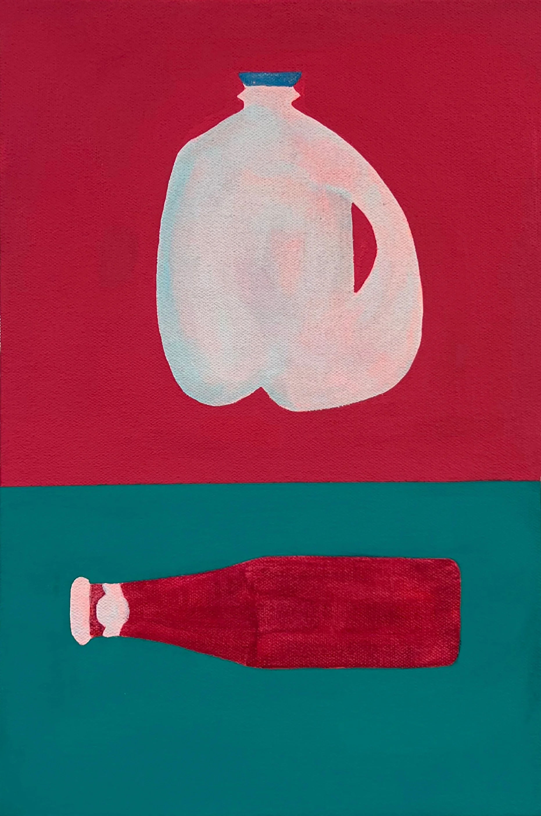 "Milk + Ketchup"
2025
12x8
Acrylic on canvas