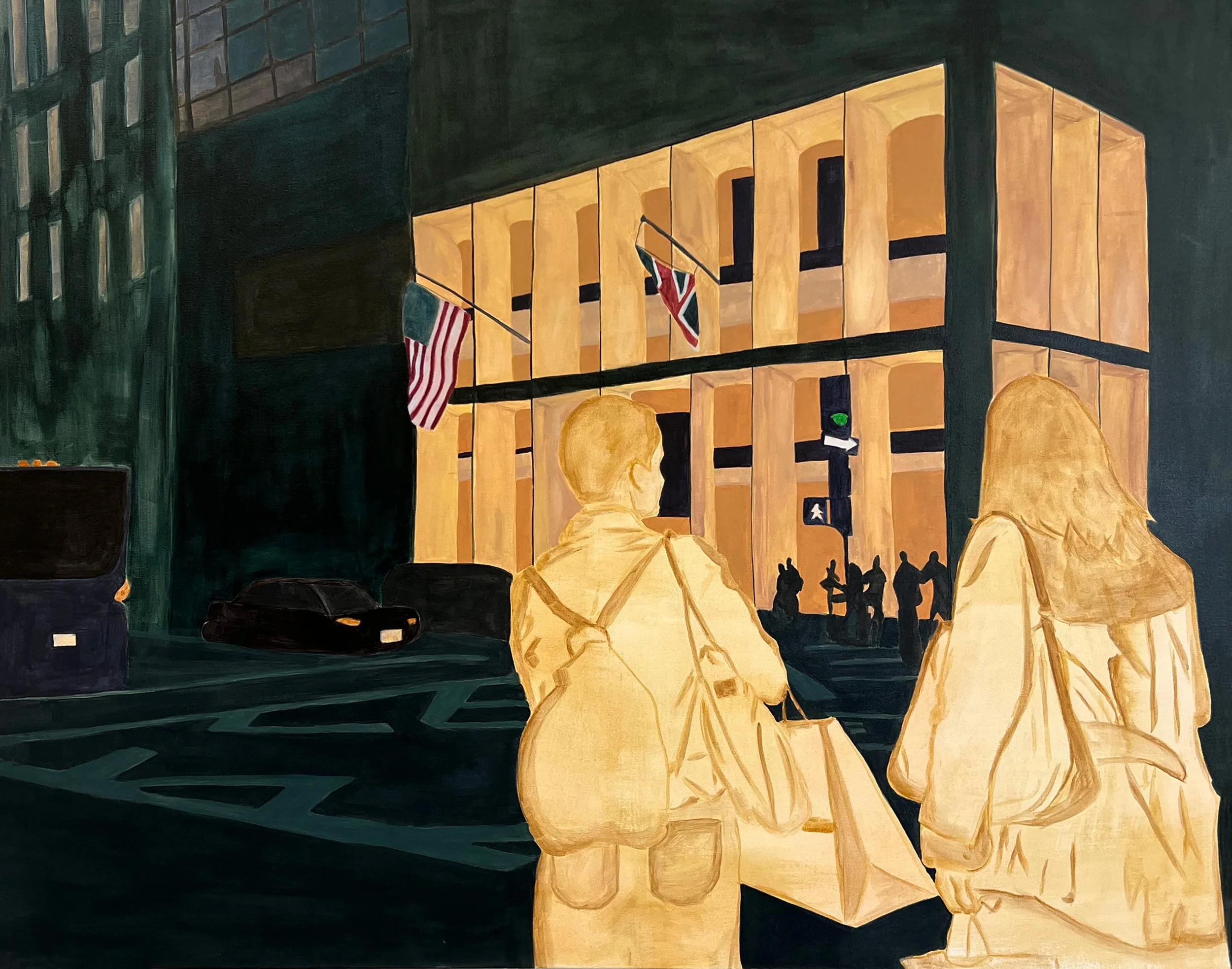 "City Corner"
2025
48x60
Acrylic on canvas