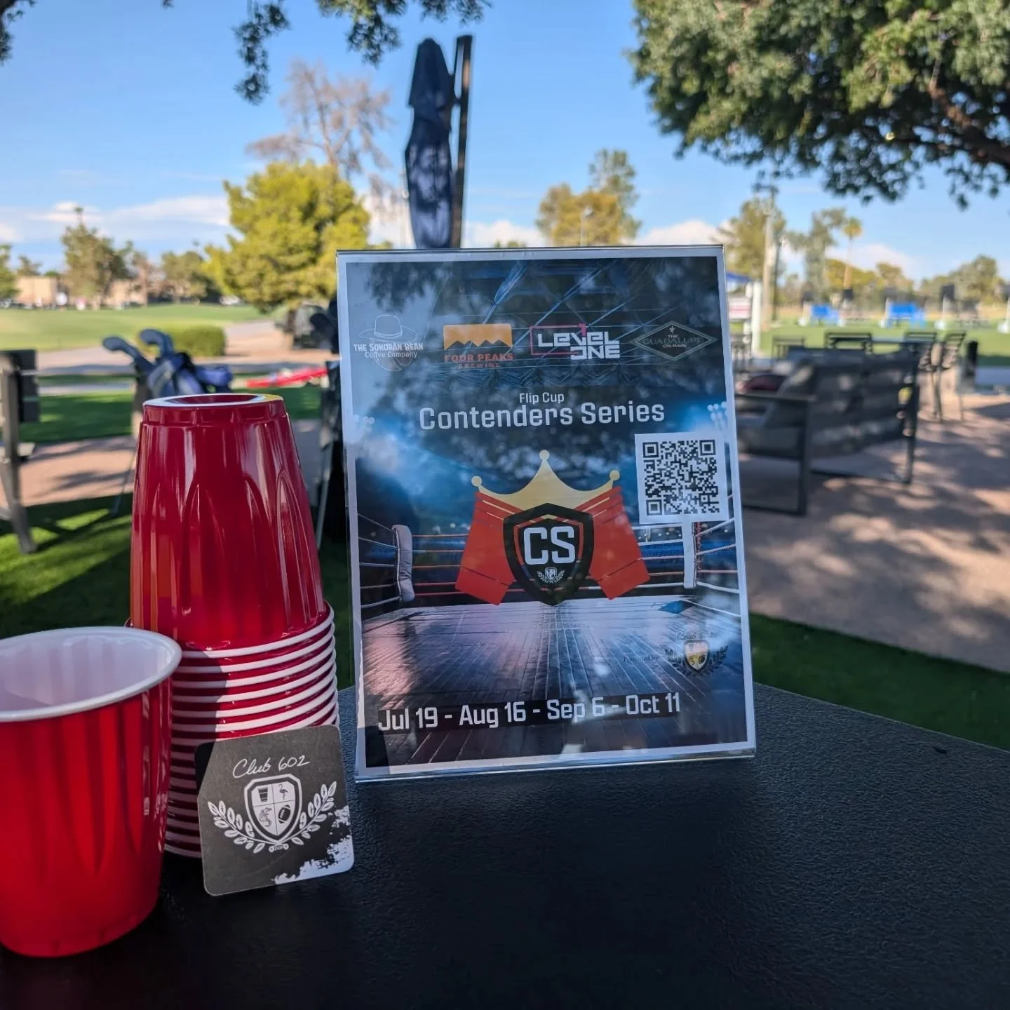 What an amazing night out at @dobsonranchgolf for the first contenders event of the season! The Flip Cup competition was fierce, the social party was in full swing, and great prizes were given out from our sponsors!

@thesonoranbean
@fourpeaksbrew
@t