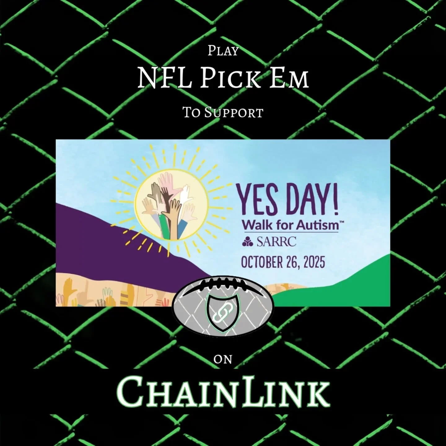 Play NFL Pick Em for Charity!

Club 602 will help out @askashley89 again this year with fundraising for YES Day!

Make a minimum $20 donation to the official fundraising link in our bio, and make sure to leave &quot;picks&quot; and your email in the 