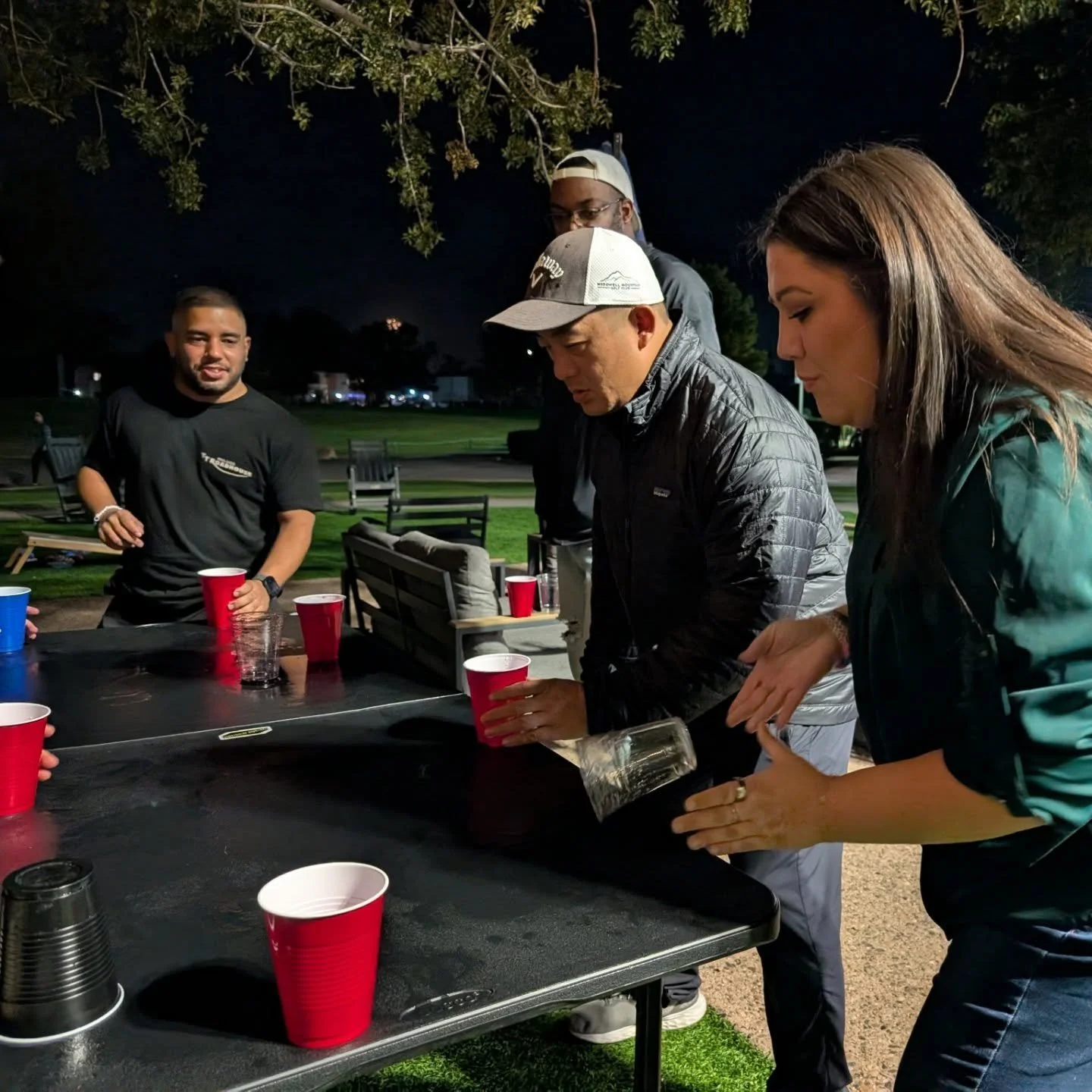 Saturday Night Lights. 🥤💡

​We took over the patio at @dobsonranchgolf this past Saturday, and the energy was absolutely electric. There is nothing quite like Flip Cup under the lights with this crew.
​From the nail-biting relays to the victory lap
